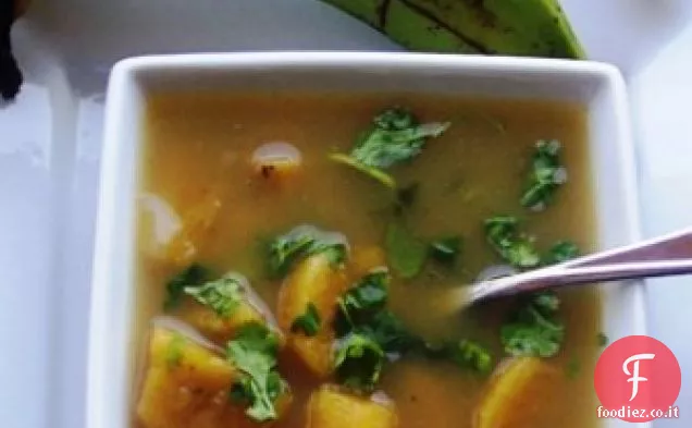 Zuppa di piantaggine (Sopa de Plátano)