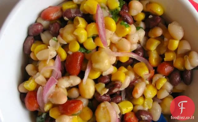 Insalata di fagioli e mais (Ensalada de Frijol y Maiz)