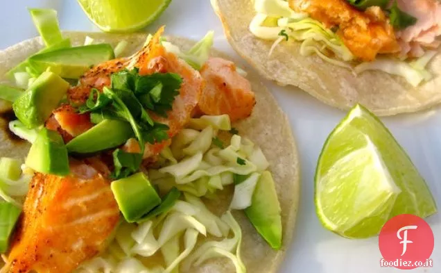 Tacos di salmone semplice