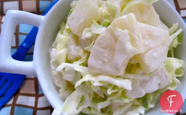 Insalata di cavolo di ananas (Ensalada de Repollo con Piña)