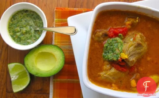 Sango o Cus - Cus (Maiale, patate e zuppa di Hominy)