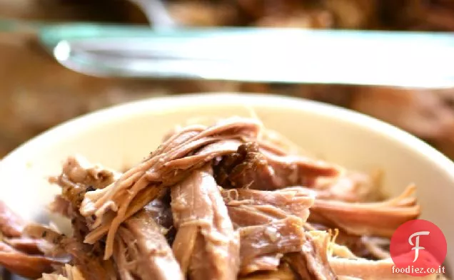 Slow Cooker Maiale tirato in stile colombiano