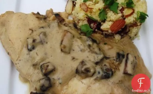 Tilapia in salsa di funghi (Tilapia en Salsa de Champiñones)