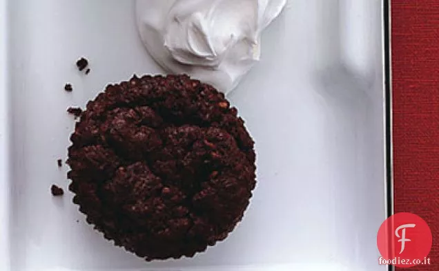 Cupcakes al cioccolato e arancia affondati