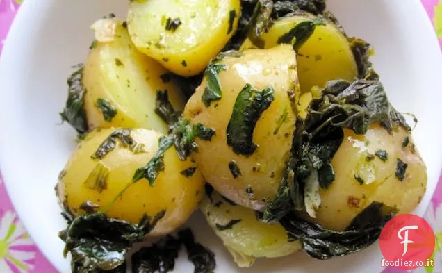 Papas con Espinacas (Patate con spinaci)