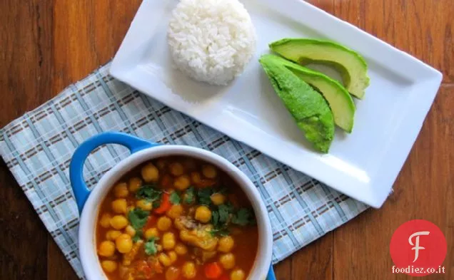 Garbanzos con Paticas de Cerdo (Ceci con stufato di piedi di maiale)