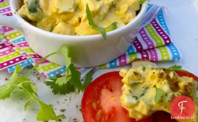 Insalata di uova di cumino e coriandolo (Ensalada de Huevo con Comino y Coriandolo)