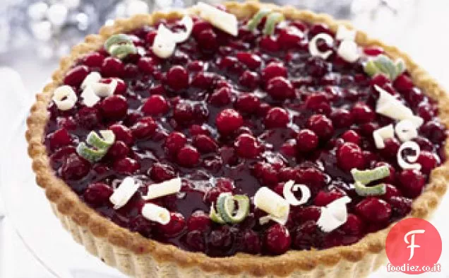 Crostata di mirtilli e lime