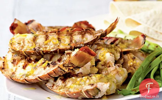 Coda di aragosta alla griglia in stile Baja