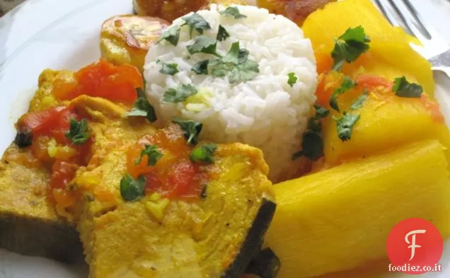 Sudado de Pescado (stufato di pesce alla colombiana)