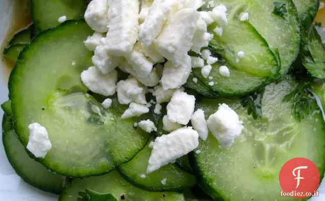Insalata di cetrioli e feta (Ensalada de Pepino y Feta)