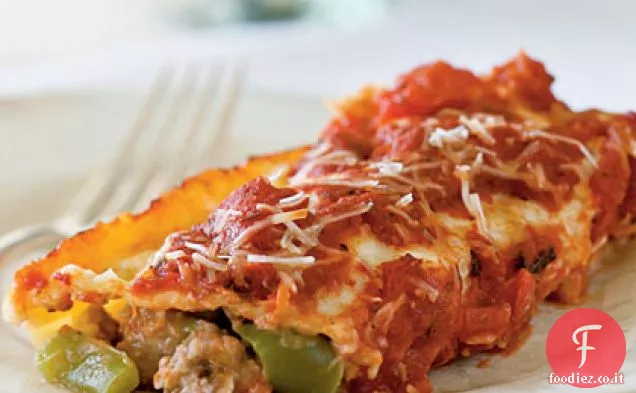 Manicotti Ripieni di salsiccia