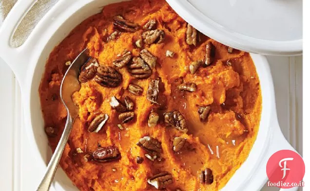 Burro-Pecan Purè di patate dolci