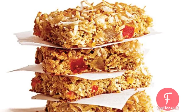 Barrette di granola di cocco gommose