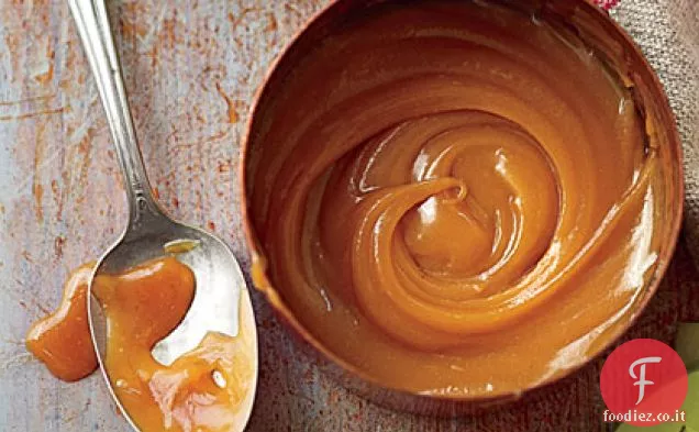 Salsa al caramello di sidro di mele