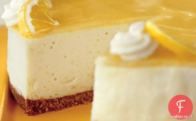 Torta di mousse al limone