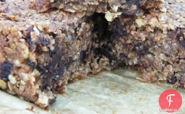 Flapjacks al cioccolato e banana