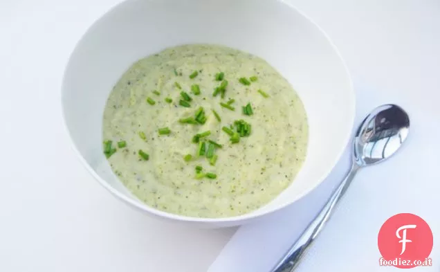 Zuppa di cavolfiore con broccoli