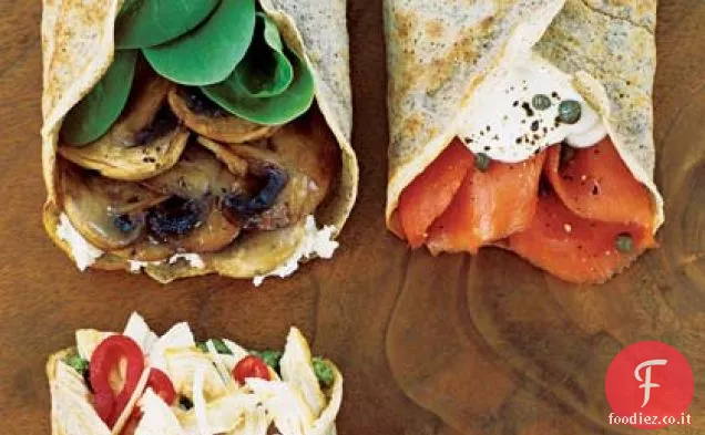 Crêpes di grano saraceno di base