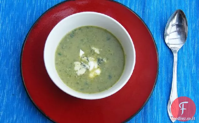 Zuppa di broccoli e formaggio di Gwyneth