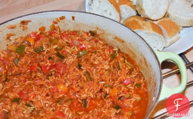 5: 2 Dieta-Una pentola di riso in stile meridionale