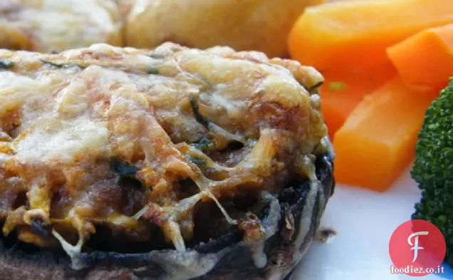 Deluxe Carota, zucchine e burro di arachidi Funghi ripieni
