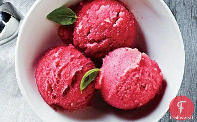 Sorbetto al Basilico di Ciliegia e Pompelmo