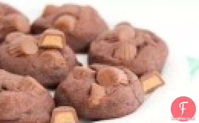 Biscotti al burro di arachidi al cioccolato