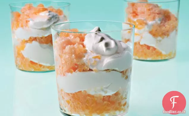 Granita Charentais con Crema Chantilly