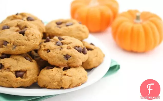 Biscotti al cioccolato alla zucca