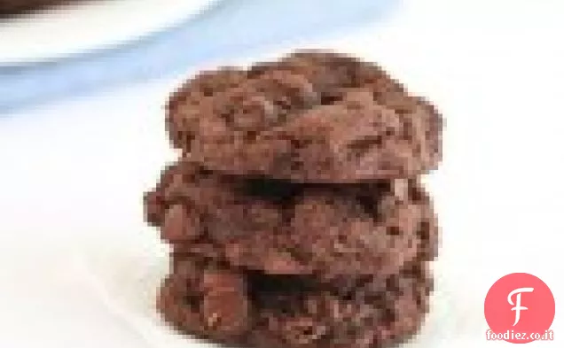 Più sano tre ingrediente Fudgy biscotti al cioccolato