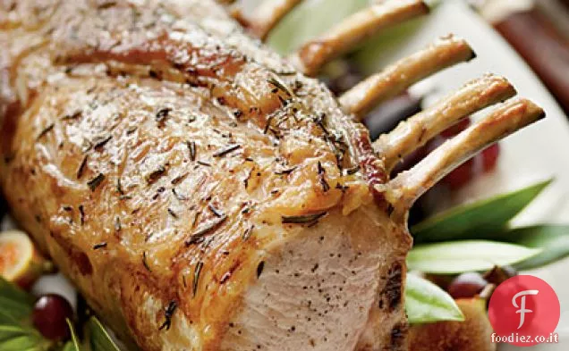 Arrosto di maiale con cipolla dolce-Gusto di semi di zucca