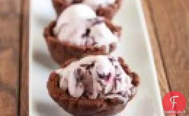 Ciotole per gelato al cioccolato