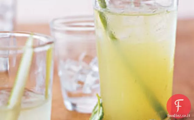Cocktail di menta, cetriolo e vodka