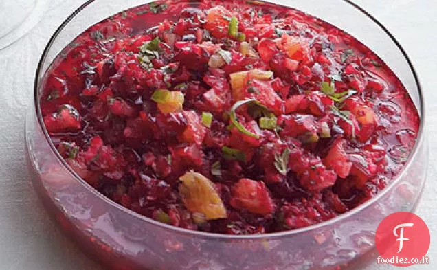 Salsa di mirtilli rossi