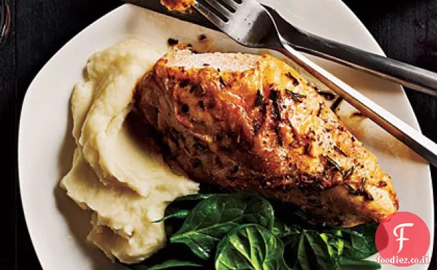 Petti di pollo arrosto stagionati all'italiana