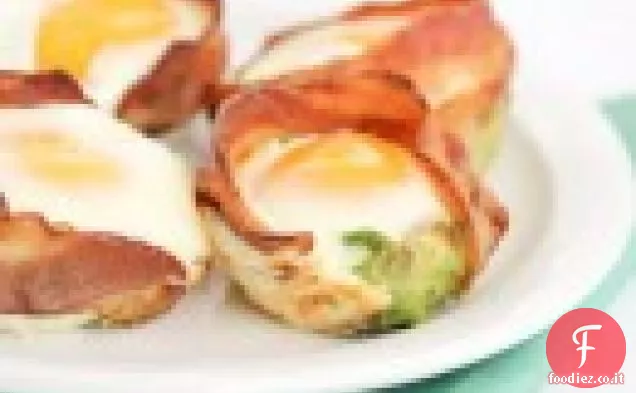 Bacon Avocado Uovo Tazze