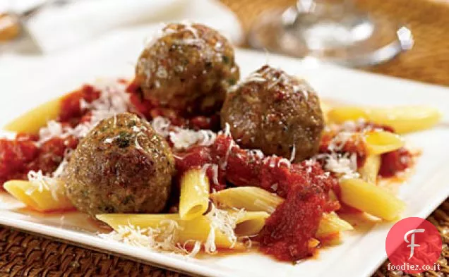 Polpette di Tacchino con Penne