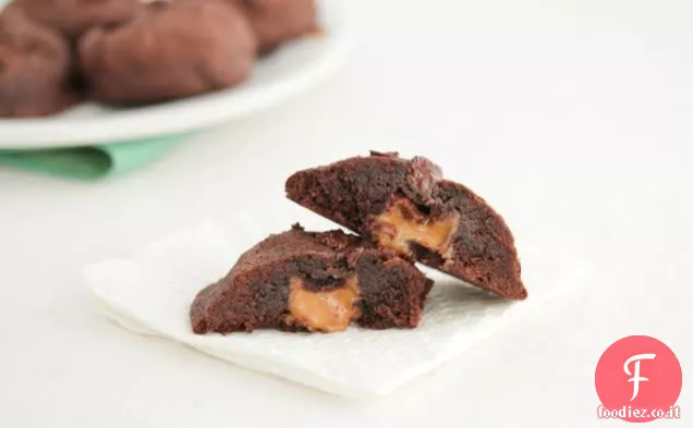 Biscotti al cioccolato e caramello