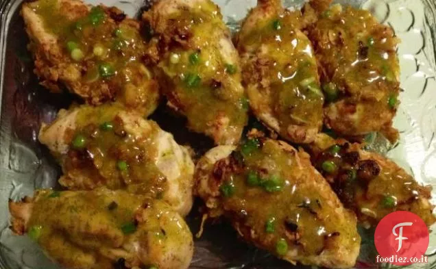 Pollo alla senape al miele in crosta-Weight Watchers