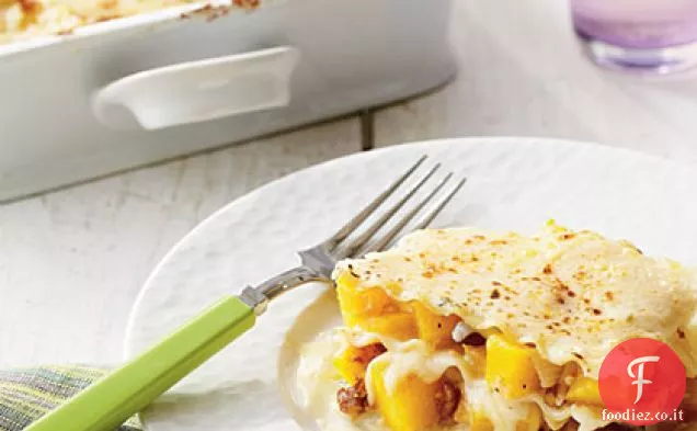 Lasagna di zucca e noci pecan