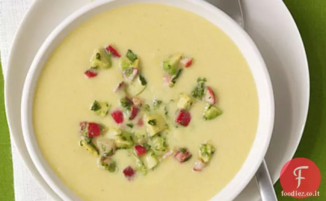 Zuppa di mais refrigerata