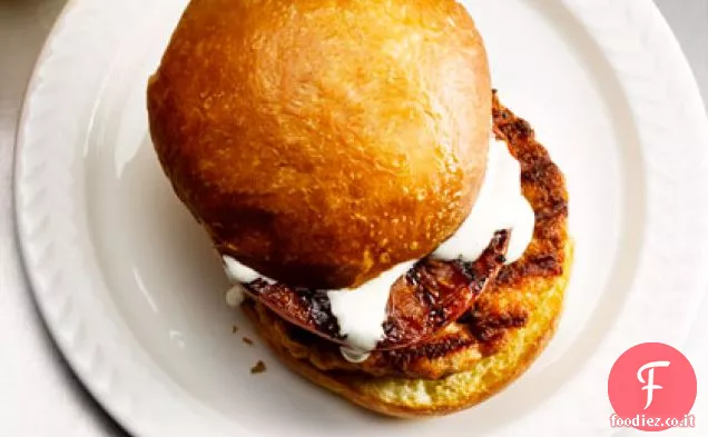 Hamburger di salmone Ranch