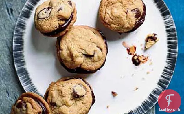 Ganache-Biscotti ripieni al cioccolato