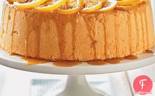 Torta di cibo angelo al limone e cocco