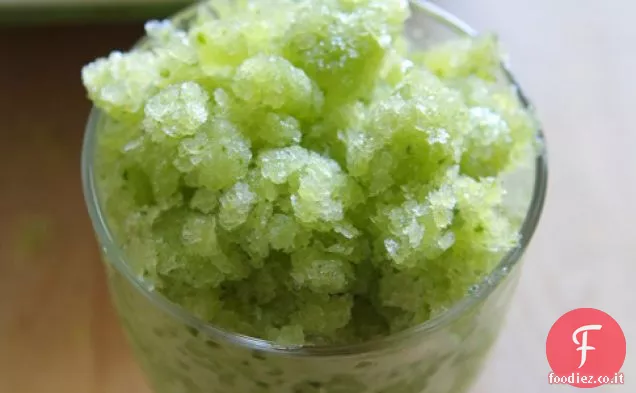 Granita di cetriolo e lime