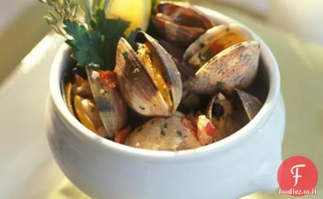 Vongole con Prosciutto e Timo