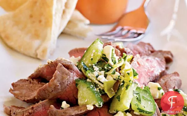 Bistecca di fianco con cetriolo-Pepperoncini Gusto