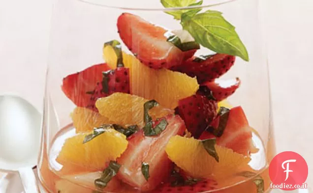 Insalata di fragole e arance