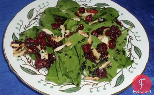 Insalata di spinaci al mirtillo